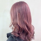 ラベンダーピンク_セミウェットウェーブオリーブカラー_ba308092