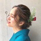 卒業式 成人式 袴 振袖 着付け アップスタイル シニヨン