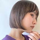 ★黒髪インナーカラーボブ/ミニボブ/インナーハイライト★