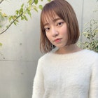 横顔美人・こなれ感のあるシアーベージュbob【EIZO 松下】