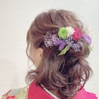 卒業式!袴着付け&ハーフアップ