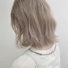 ダブルカラー/ブリーチ/ミルクティーベージュ/外国人風