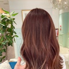 ブリーチを使わないで作る暖色ピンクブラウン