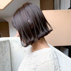 【OCTO 天神】切りっぱなしボブ×外ハネ×ダークブラウン