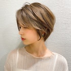 20代30代40代◎大人可愛い 小顔クールショート 丸みショートボブ