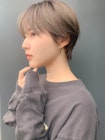 【abiquiu】ハイトーンナチュラルショートマッシュ(田淵 聖捺)
