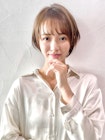 耳掛け丸みショート_ピンクベージュクールショート_48224