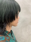 おしゃれ女子が取り入れる緑系ヘアカラー 抜け感が得意な髪色カタログ集 ホットペッパービューティーマガジン