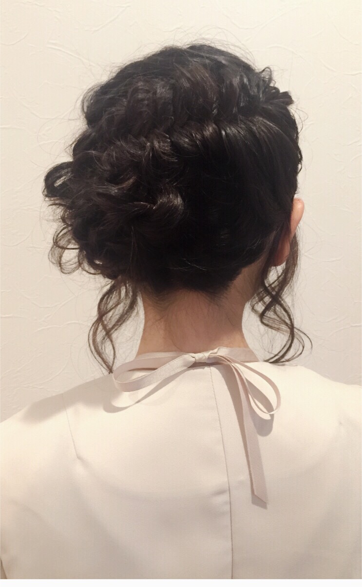 編み込みアレンジa