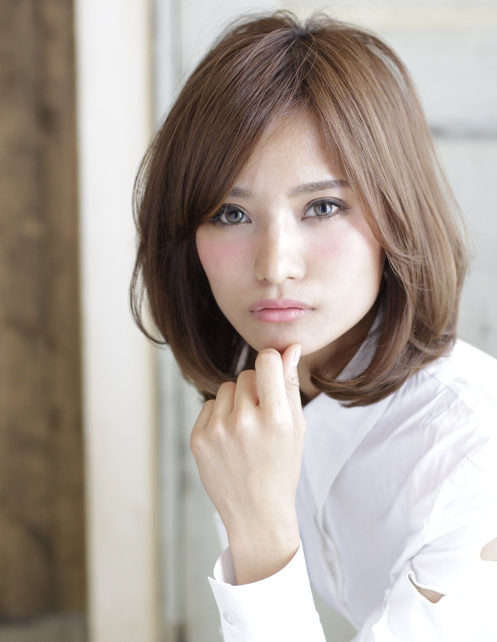 AFLOAT『東省吾』の大人かわいいふんわりツヤボブ