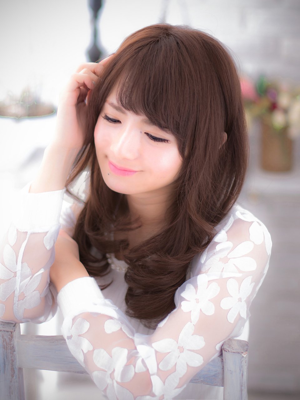 【hair make Marge】大人かわいいゆる巻きセミディ
