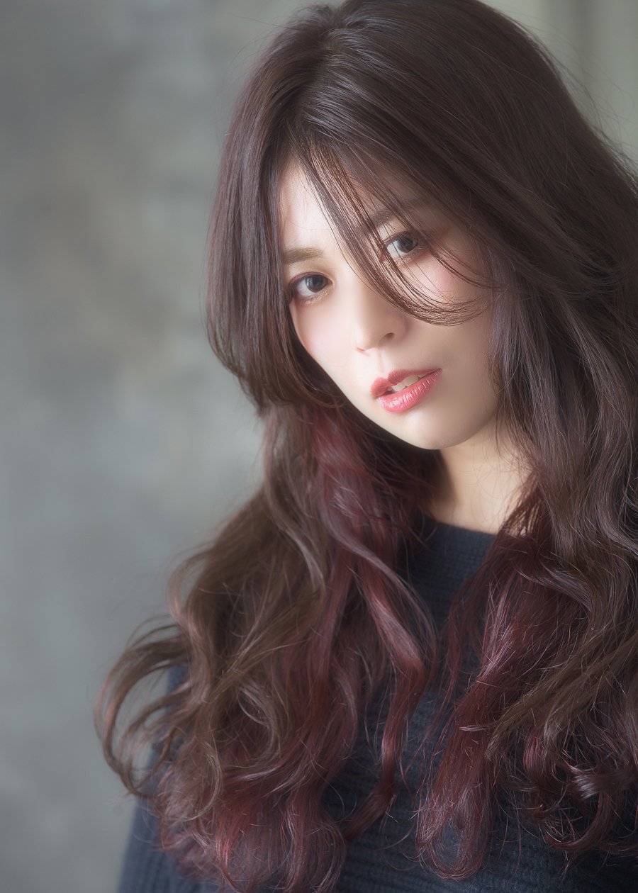 【２０１５ＡＷ】大人インナーカラー×ワイン・ボルドー