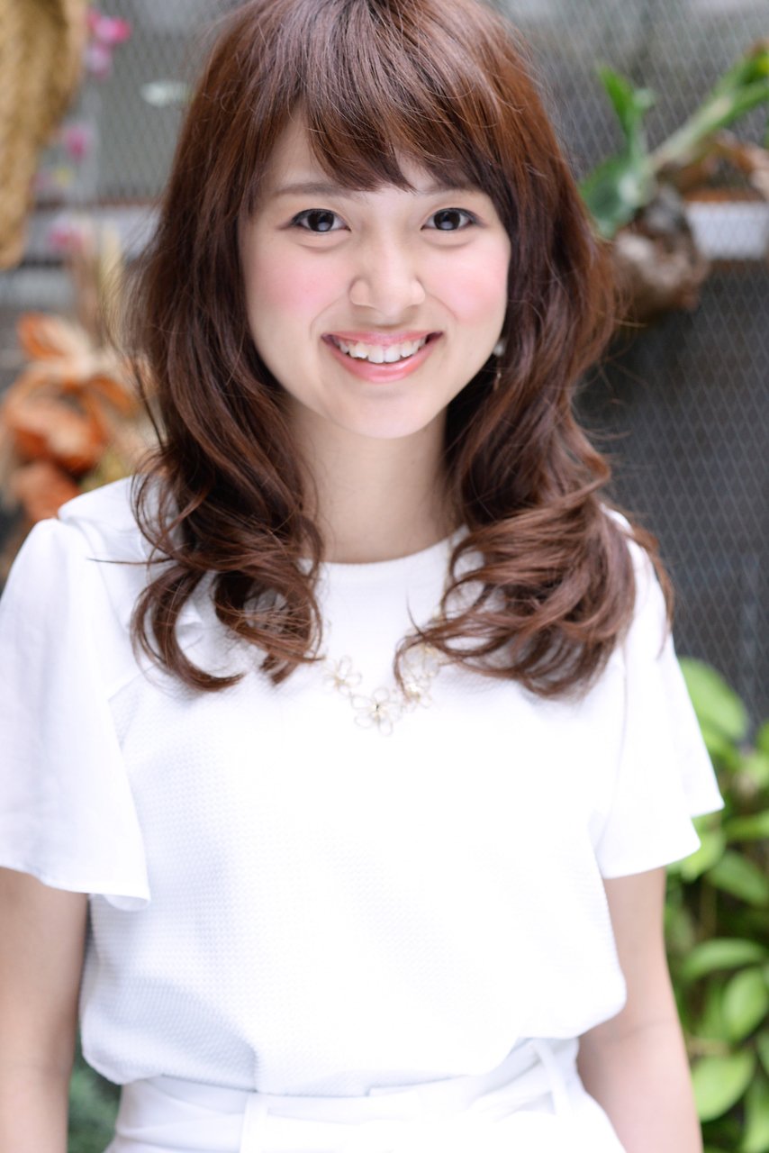 KOCHAB平田☆シースルーバングのニュアンスカールセミディ☆