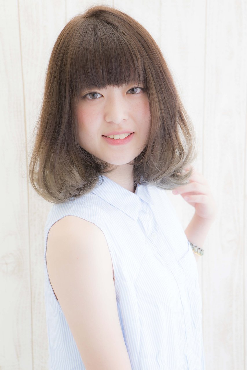 グラデーションカラー×ボブディで大人スイート