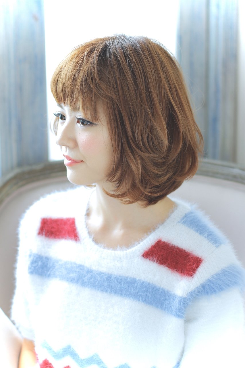 愛されふんわりボブ☆美人度はひし形でUP!!