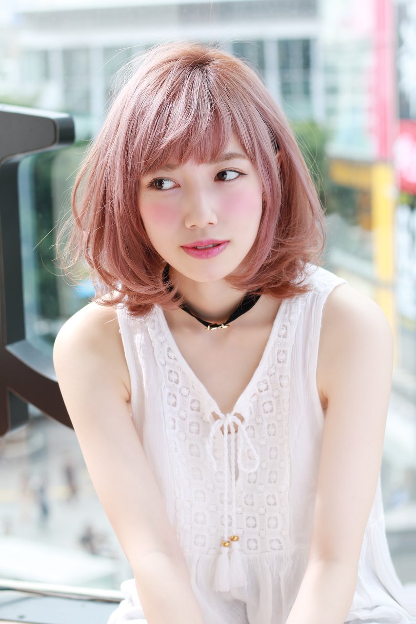 18 春 ピンクのヘアカラー 乙女心をくすぐるキュートなカラーでガーリーに変身してみない ホットペッパービューティーマガジン