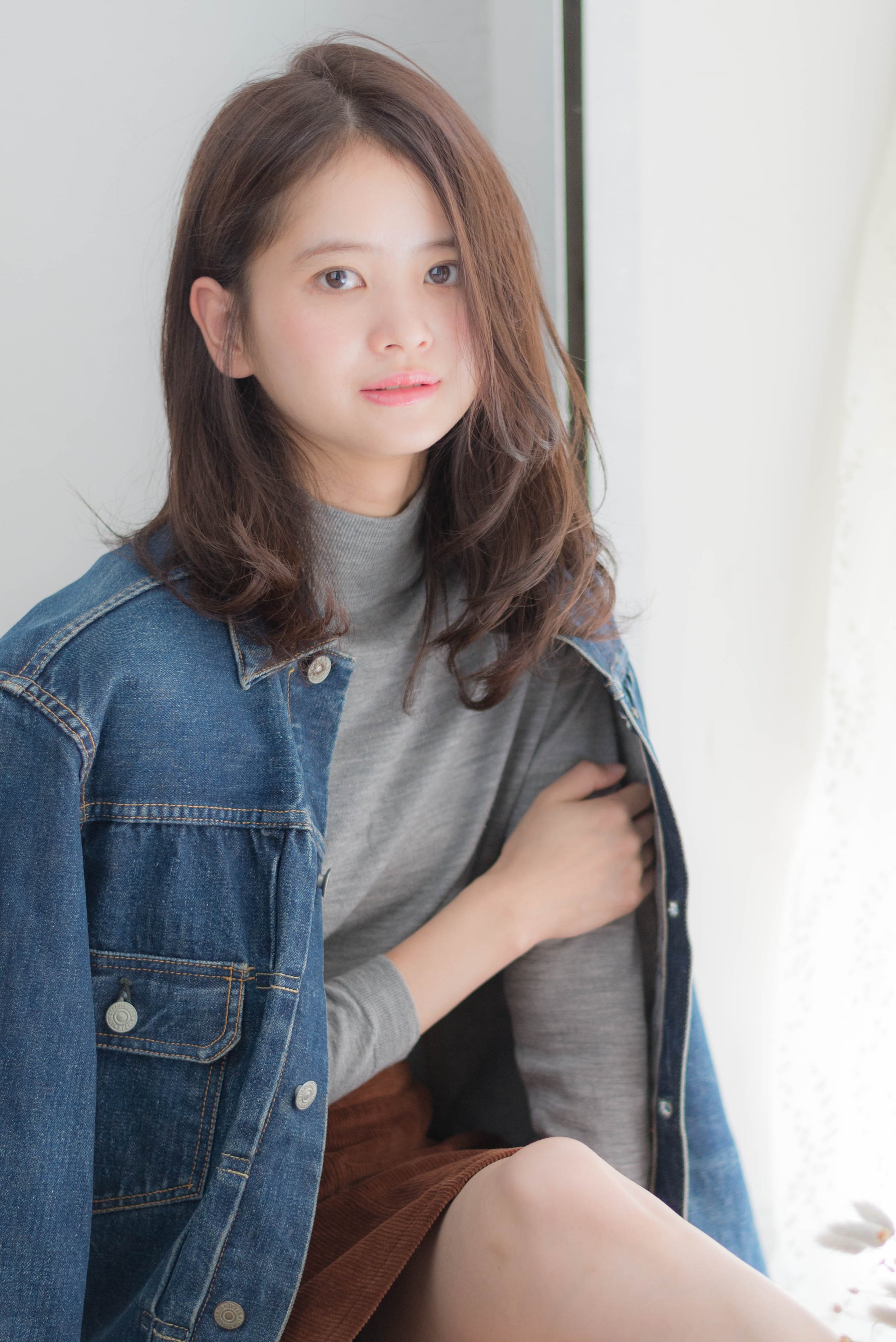 やっぱりかわいいセミロング シンプルなのに女の子っぽい垢抜けヘアスタイル ホットペッパービューティーマガジン