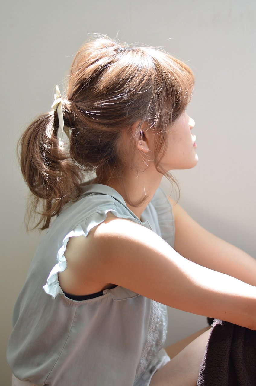 可愛い髪型といったらポニーテールでしょ 男心をときめかせるポニーテールの簡単アレンジ ホットペッパービューティーマガジン