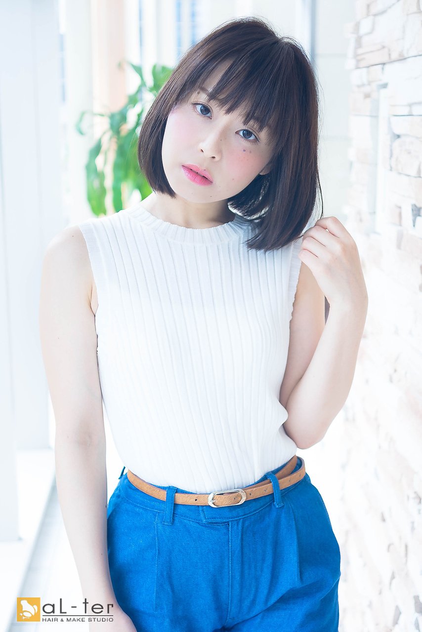 大人の女性に似合う 大人ボブ が可愛い ヘアスタイルを変えるならコレ ホットペッパービューティーマガジン