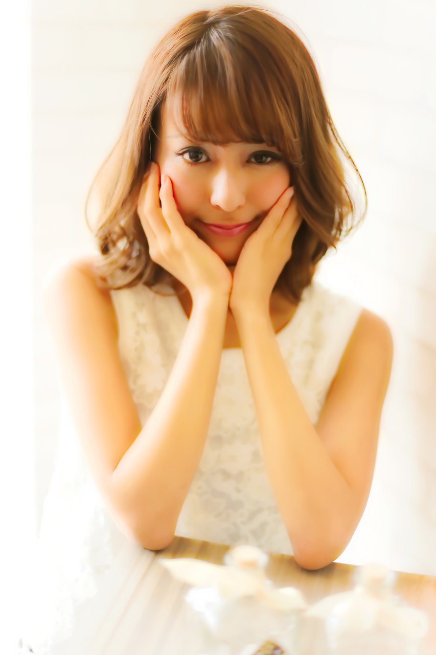 大人愛され★上品フェミニン小顔にみえるミディアムヘア★