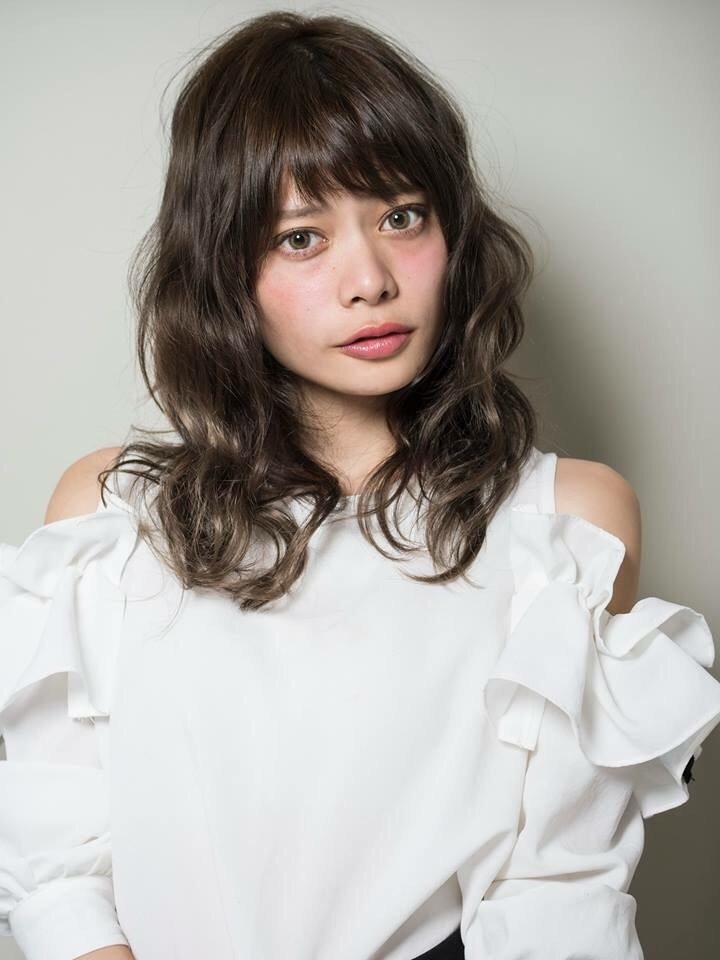 【keep hair design】愛されロング×プラチナアッシュベージュ