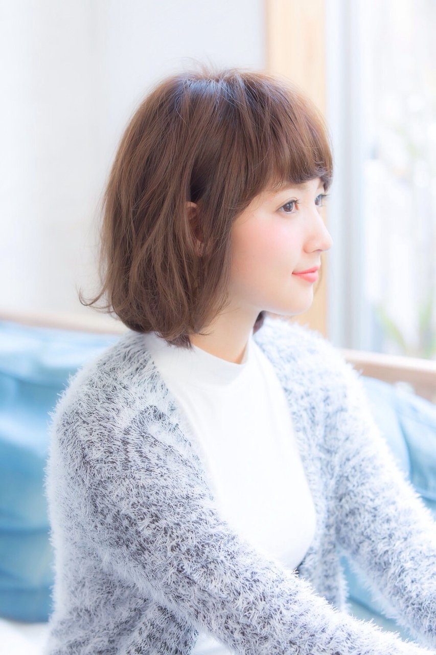【HONEY表参道】甘可愛い☆ふんわり☆耳かけ収まり☆ミディボブ
