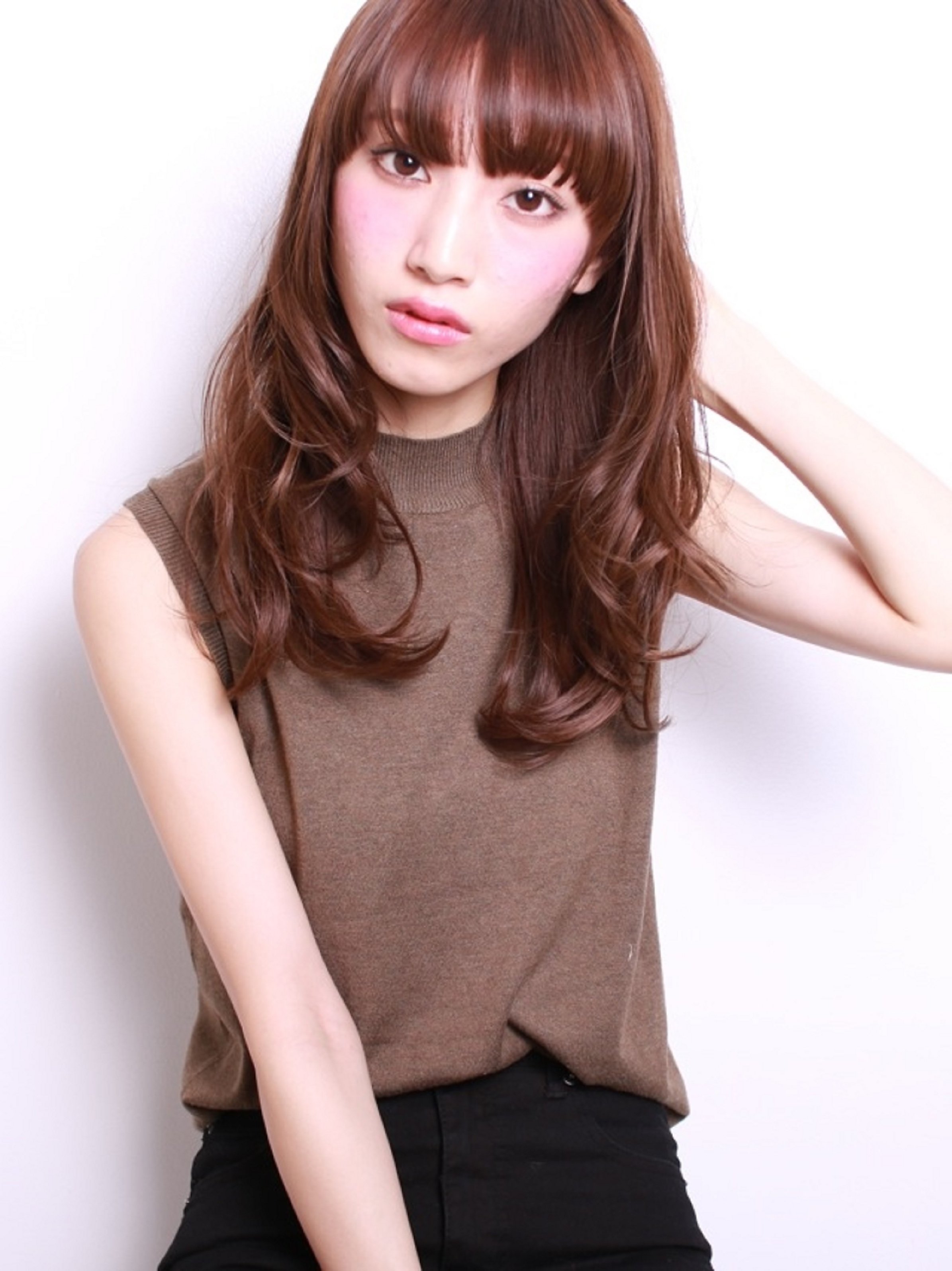 大人カワイイ艶ロング