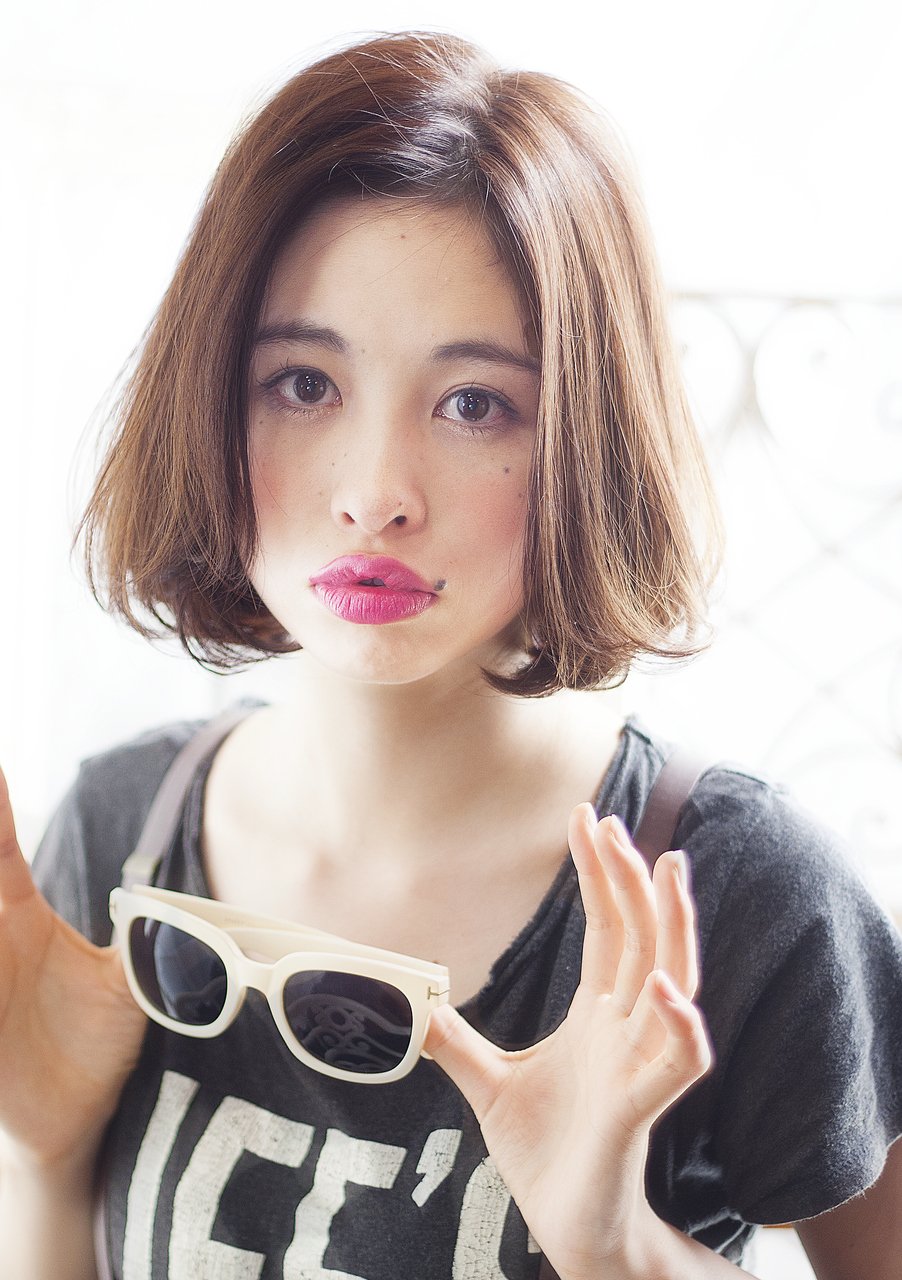 ふんわりラフカールボブ５＊小顔◎「GAFF表参道　岡田道好」