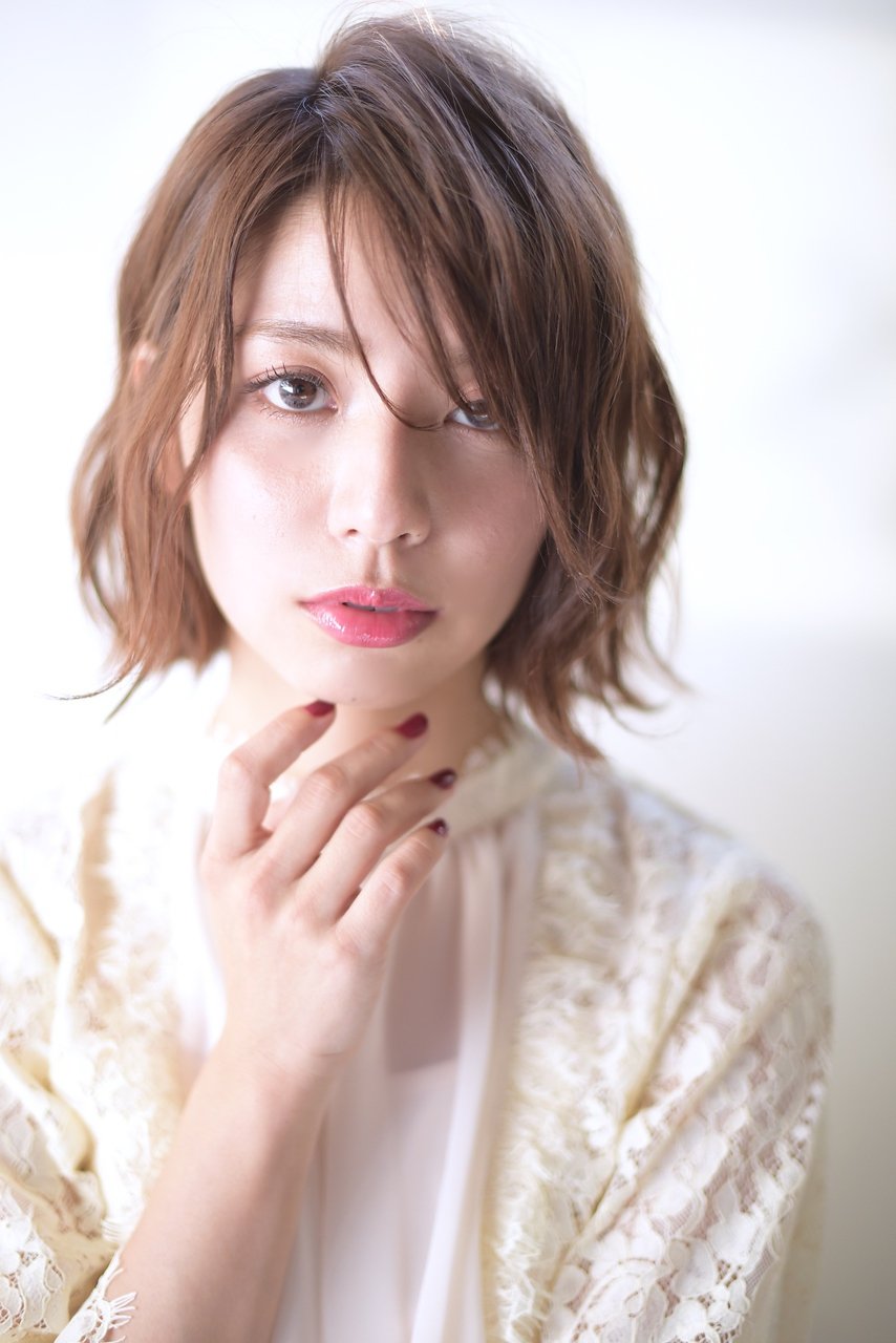 【☆外国人風カラー☆ 】外ハネボブで大人クールに☆１
