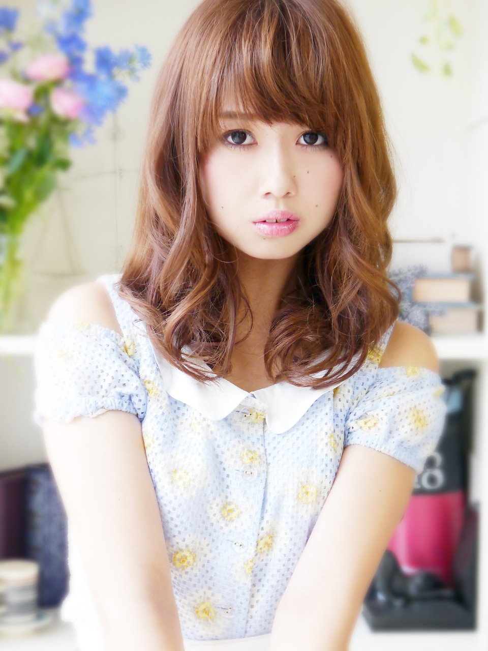 【ヘアジュレドゥ 福田】 愛され大人女子ウェーブセミディ
