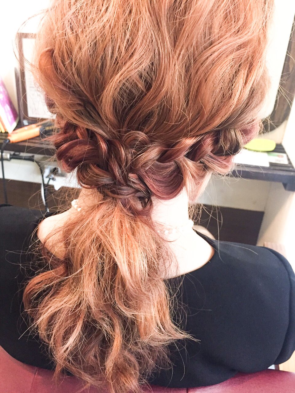 vicushair ローポニーアレンジ