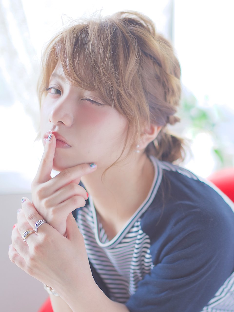 ☆月曜営業☆ojiko.ゆるふわ波巻き編み込みアレンジ