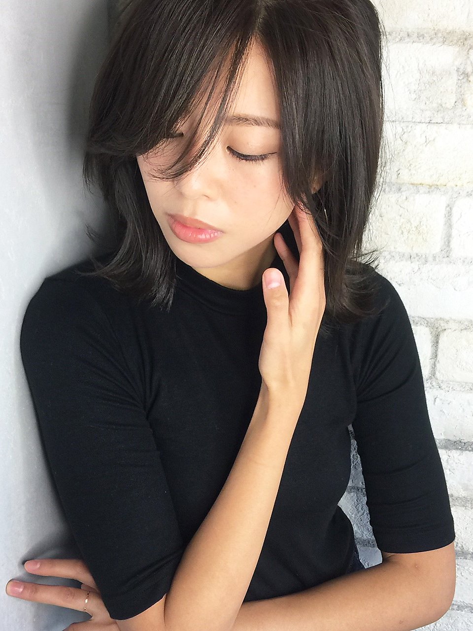 【ALBUM渋谷】NOBU_ブラックアッシュミディ_21781