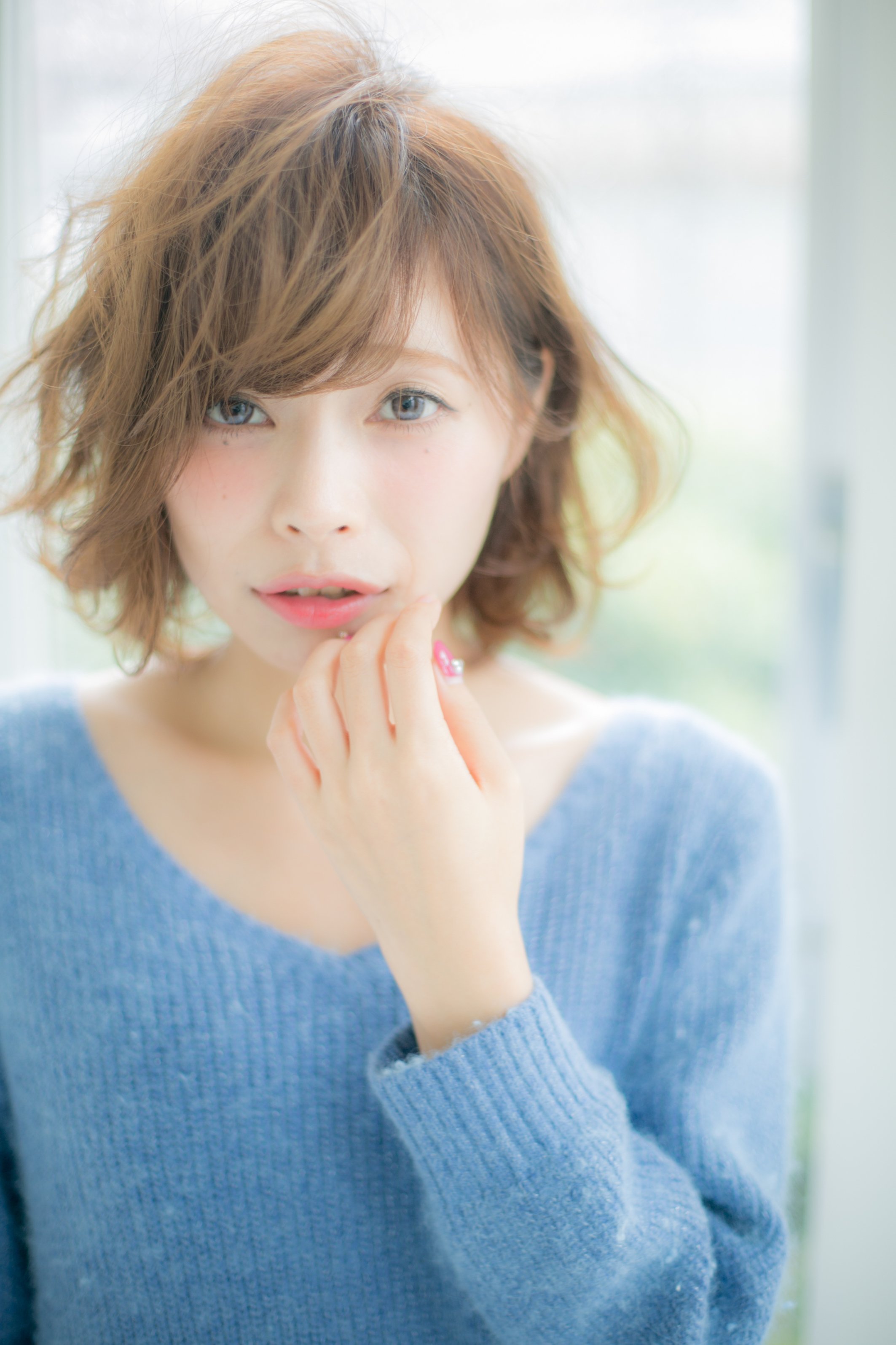 【Euphoria】見つめる仕草にキュン☆こなれたひし形アシメボブ
