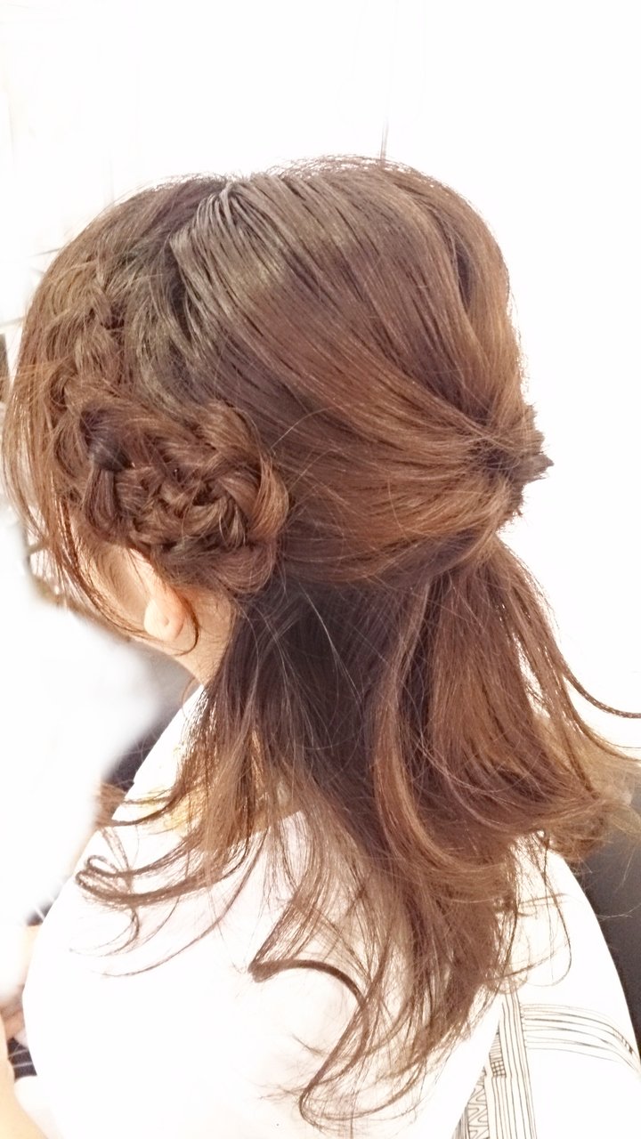ハロウィンヘアアレンジ★プリンセスハーフアップ
