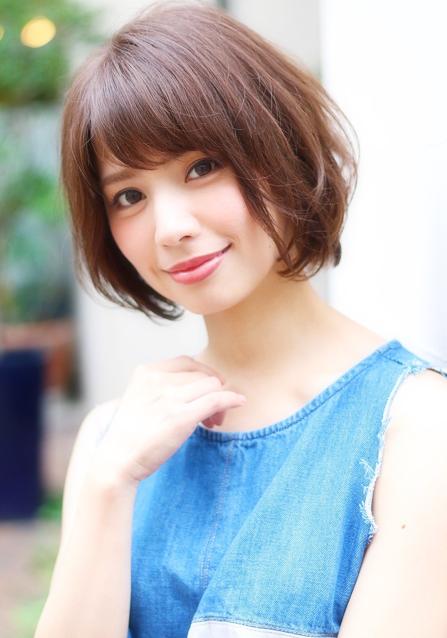 ふんわりナチュラルショートボブ８☆小顔◎GAFF表参道　岡田道好