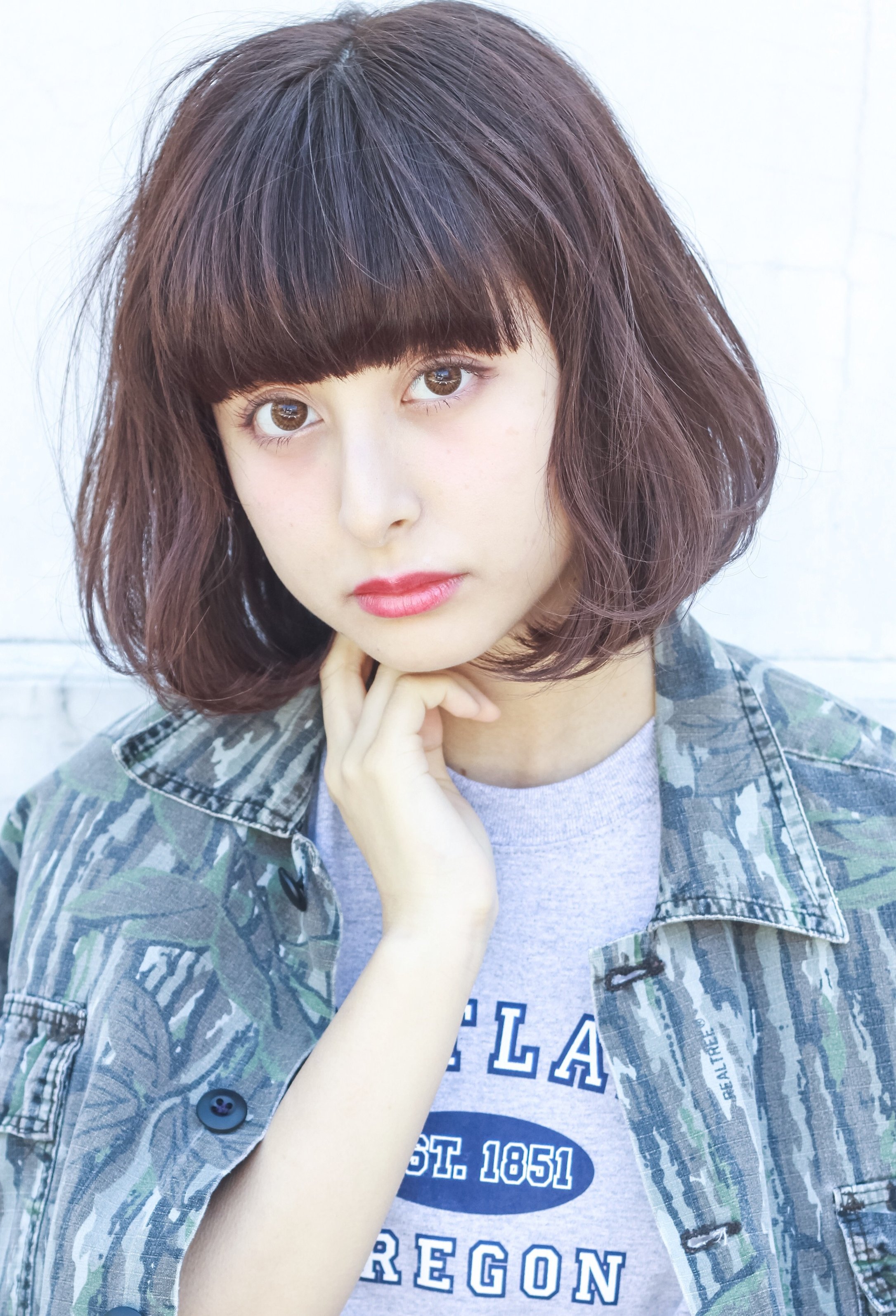【COIFF1RST 原宿】黒髪でも◎シンプルなウェービーボブ3☆mo15