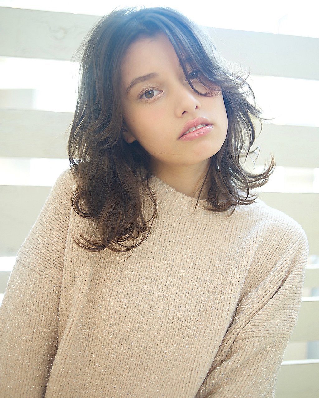 【BEACH　佐野友美 】モードネイビー×オシャレルーズミディアム