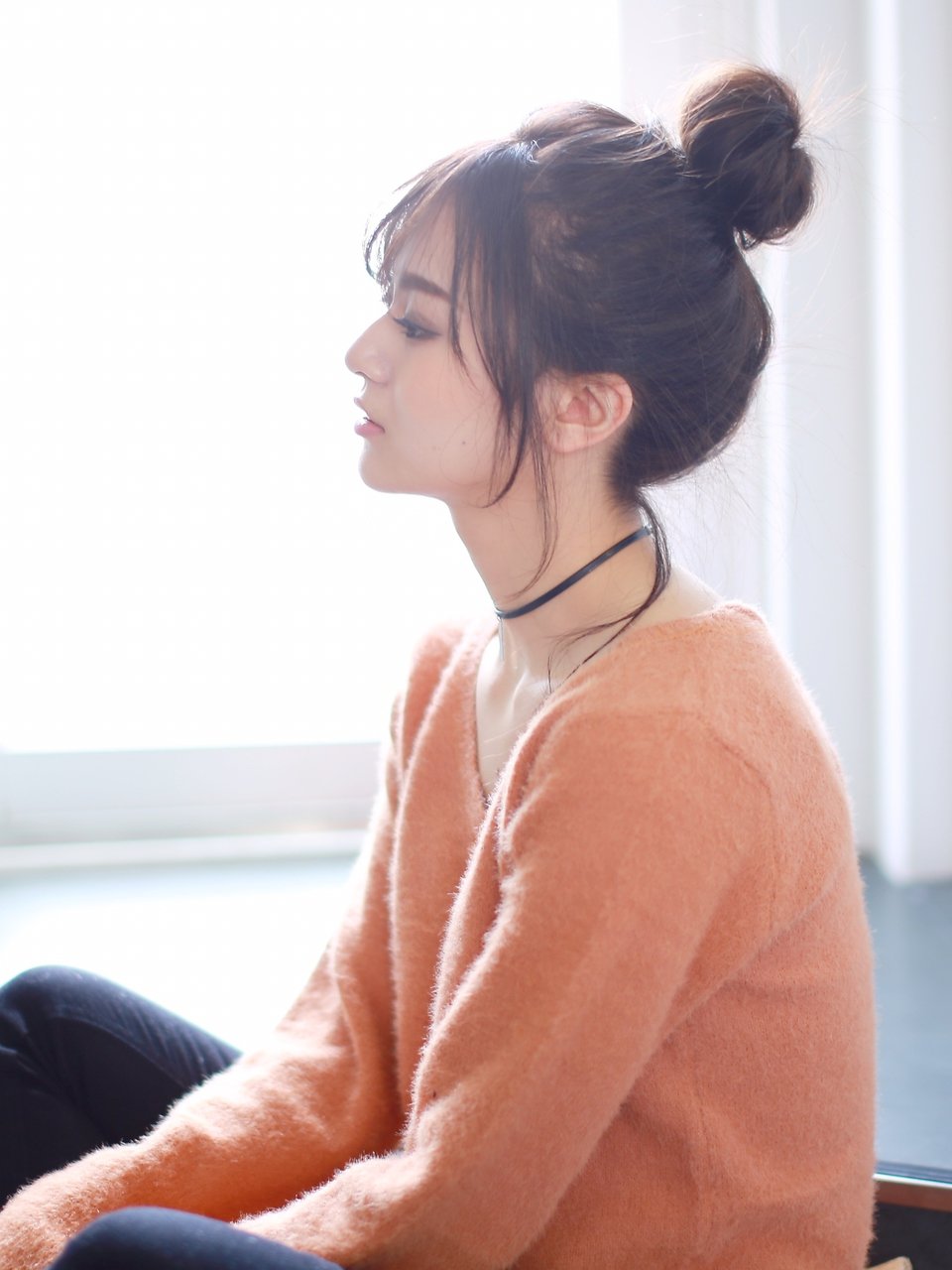 ルーズお団子×後れ毛アレンジ☆