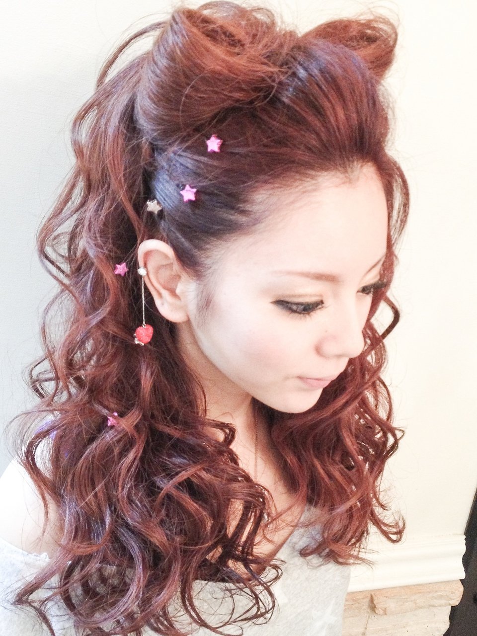 ネコ耳ハーフアップ☆