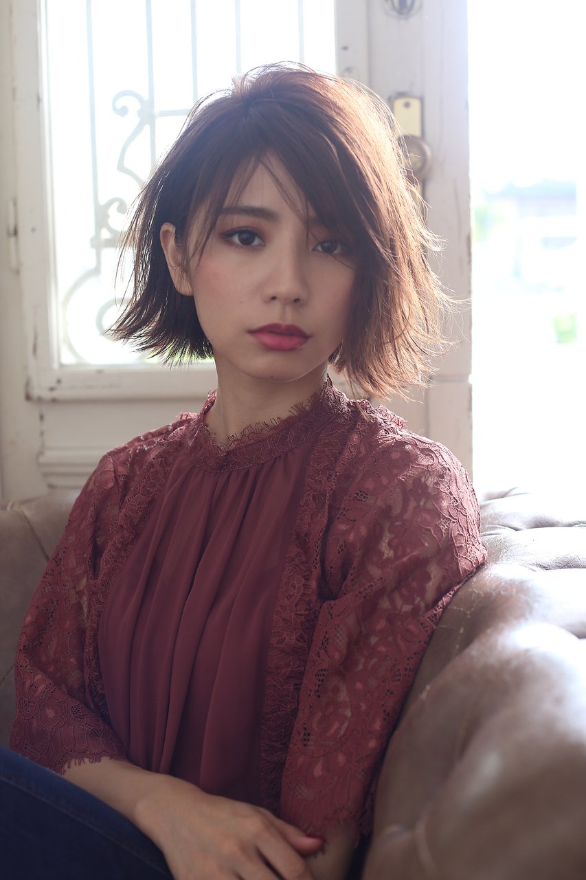 Bella菅野☆褒められ髪☆シースルーボブ