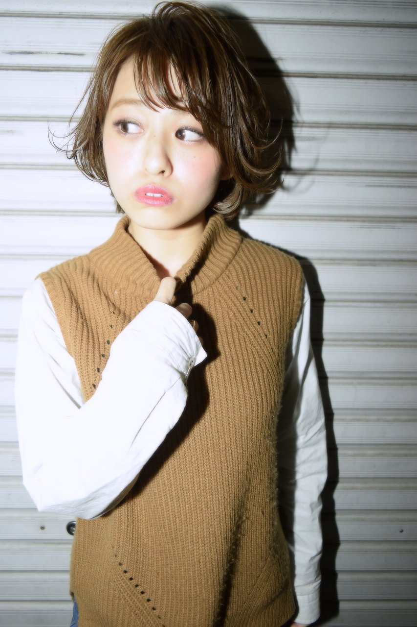 《realstyle》外はねショートボブ