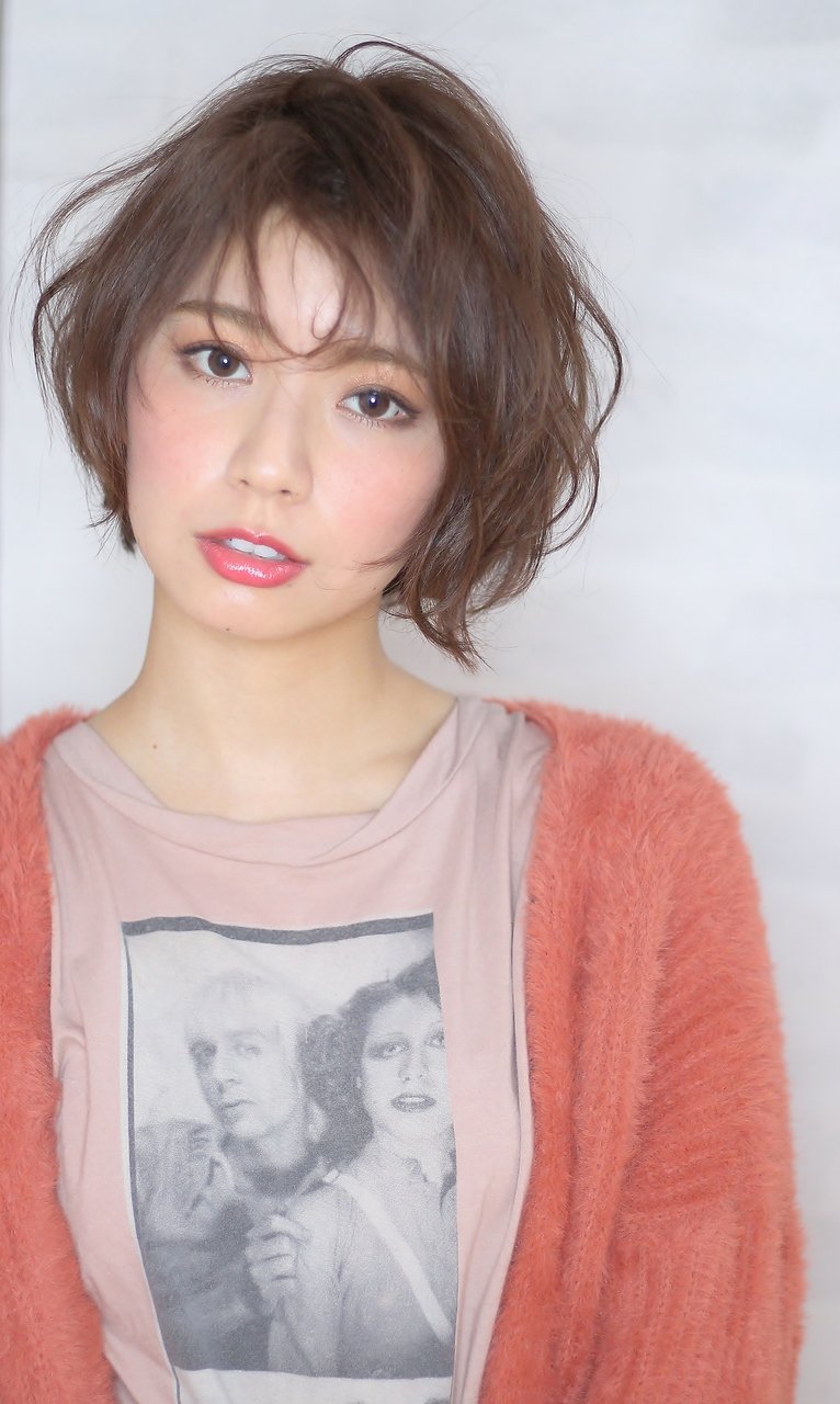 柔い/ゆるクシュッ/シースルー。 絶妙トライアングルBOB。