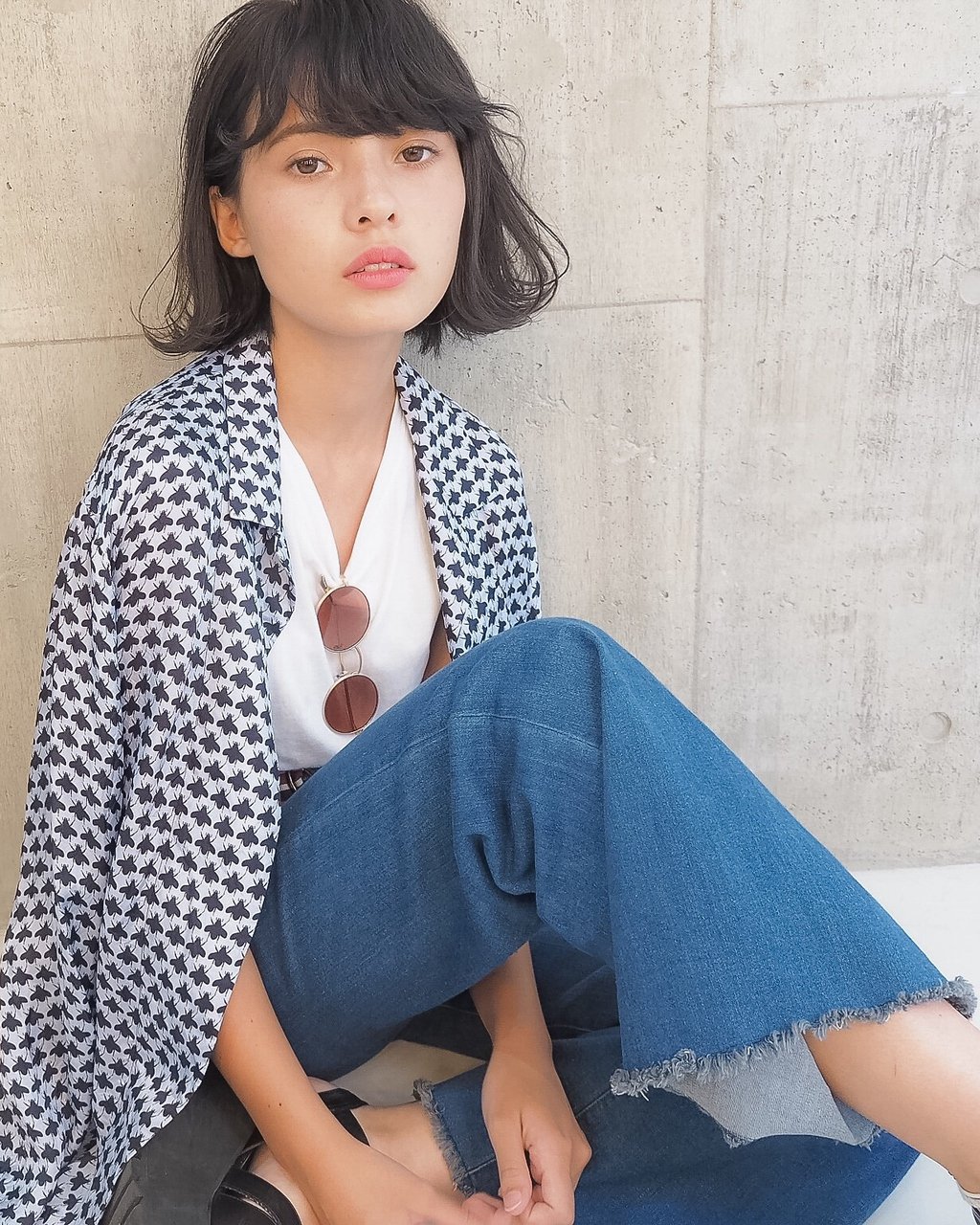 【外国人風】アンニュイクールボブ×ダークグレージュ