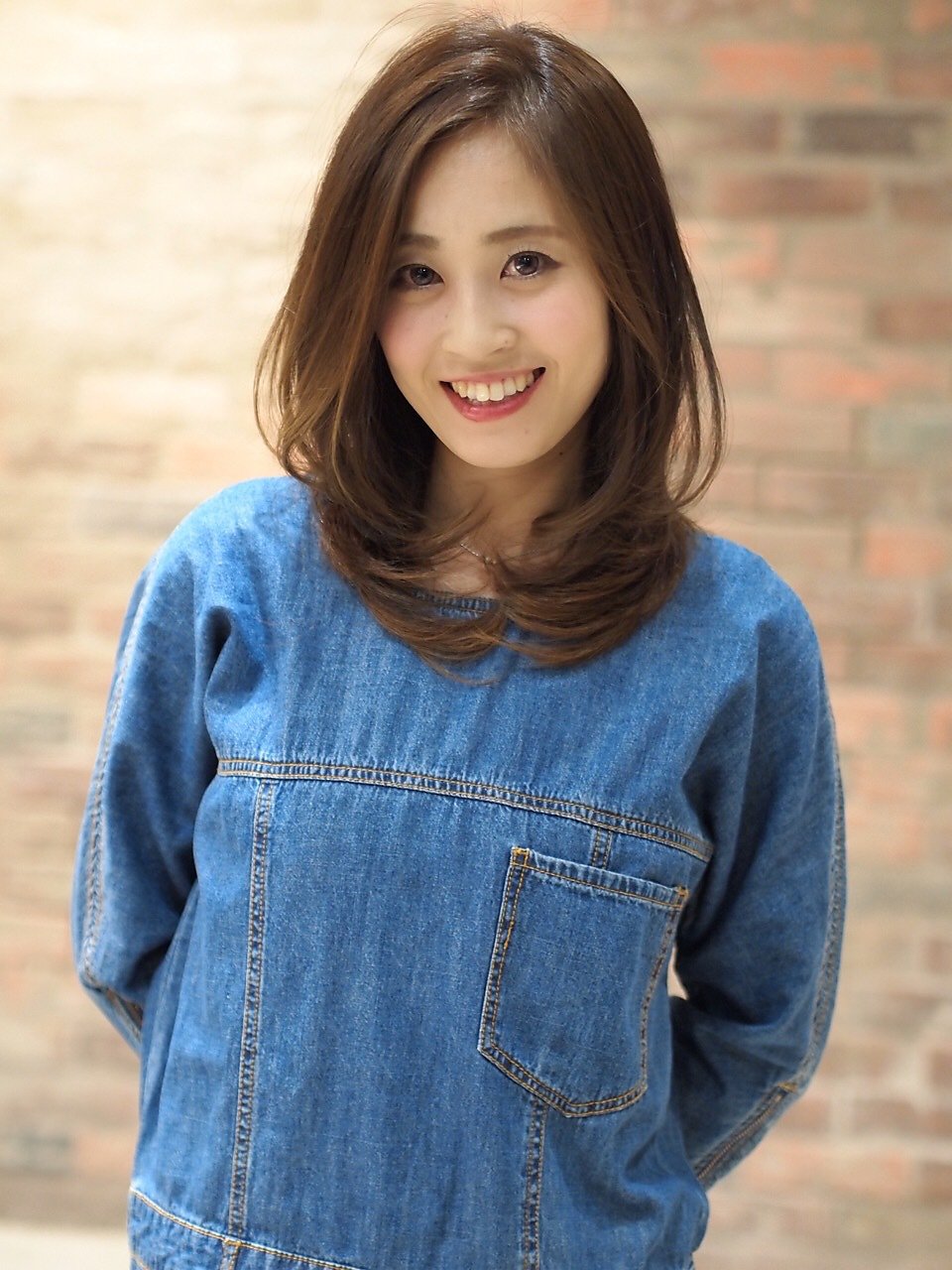 【G.N】お手入れ簡単センターパートひし形