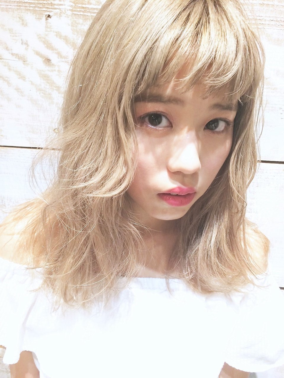 ◆melgina◆ジェーンバーキン風　ブロンドミディ