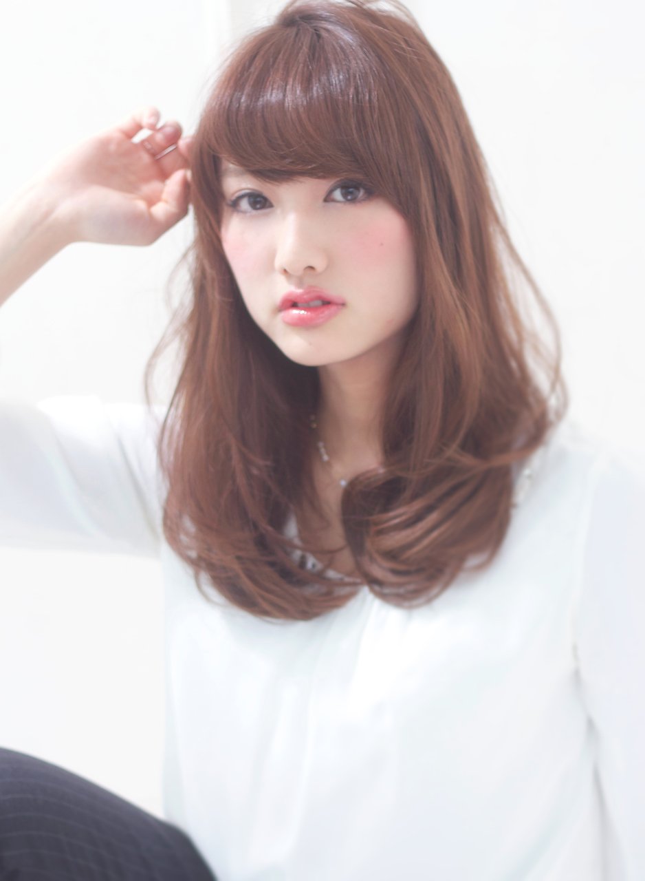大人可愛いセミロング　2015 春夏メルティーカラー