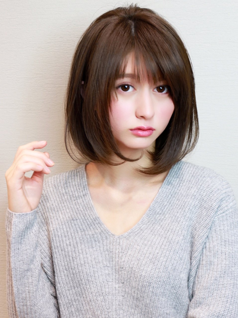 AFLOAT銀座XELHA【仲道 弘泰】大人可愛い暗髪の前下がりボブ