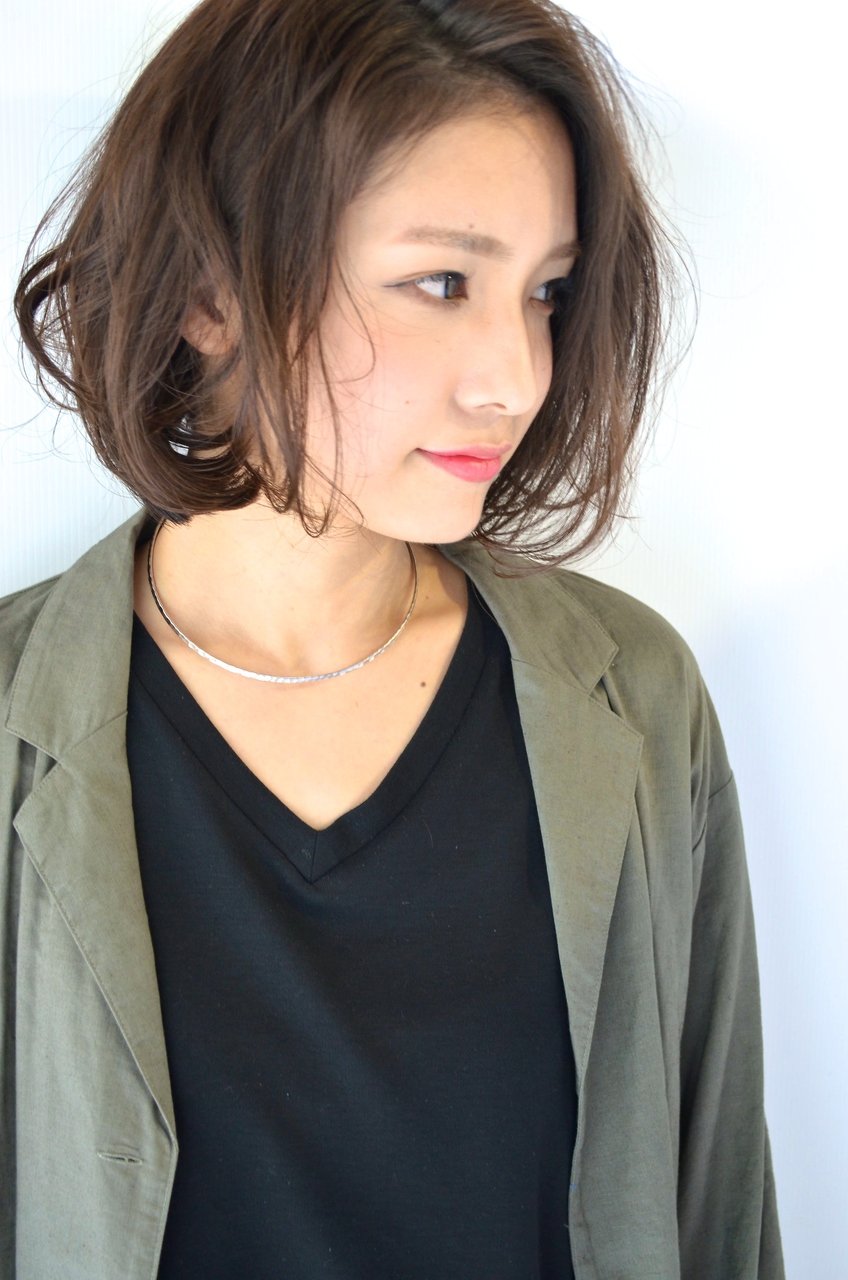 【es】前下がりフレンチボブ