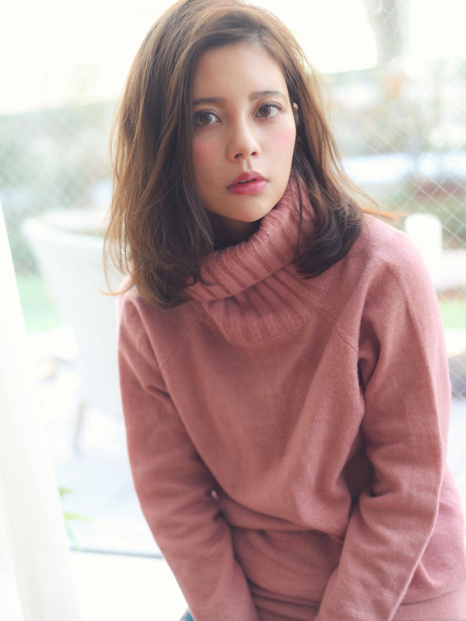 【Violet】ミルクティーロークロマほつれウェーブで大人かわいい